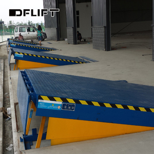 DFLIFT-rampa niveladora de 10T, sistema hidráulico, muelle de carga, nivelador para contenedor