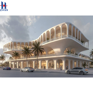 Estructura de acero pesado prefabricado Edificio comercial/Centro comercial-Diseño personalizable, alta capacidad de carga - Product Image 3