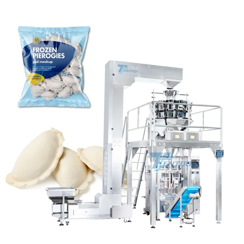 Pesatrice e confezionatrice automatica per gnocchi multiteste a 10 teste