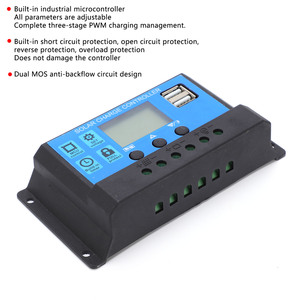 Controller di carica solare automatico MPPT PMW grande potenza 5V 3A uscita USB Display LCD HD - Product Image 2