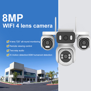 720フルビューマルチカメラ4K 8MP屋外WIFI防犯カメラAiモーション検出付き - Product Image 2