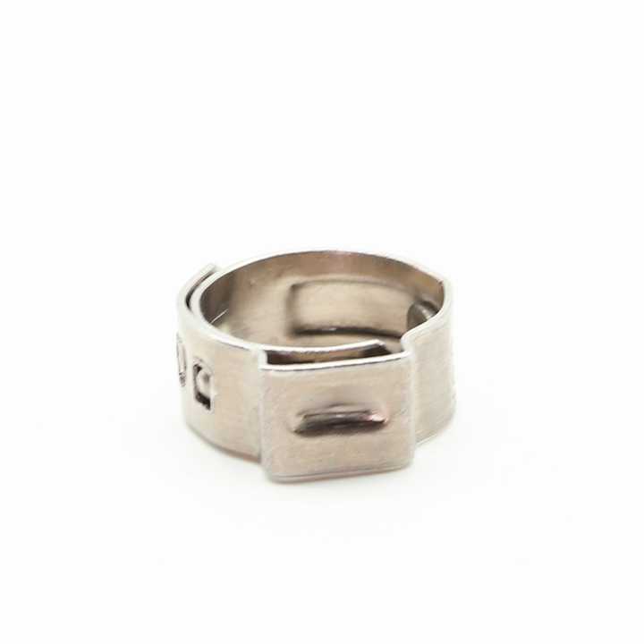 Collier de serrage à vis sans fin en acier inoxydable 304 avec une seule oreille au meilleur prix