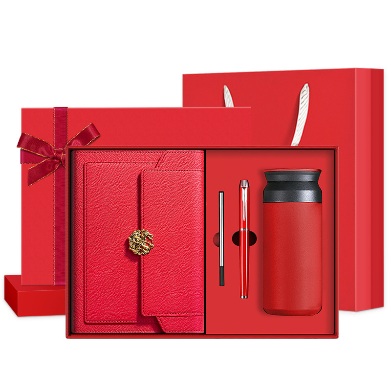 Rojo-juego de 4 piezas