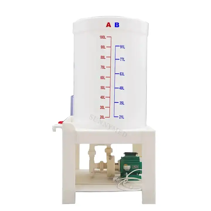 Máquina de hemodiálisis, mezclador de polvo de diálisis de 100l, máquina de hemodiálisis de 200 L