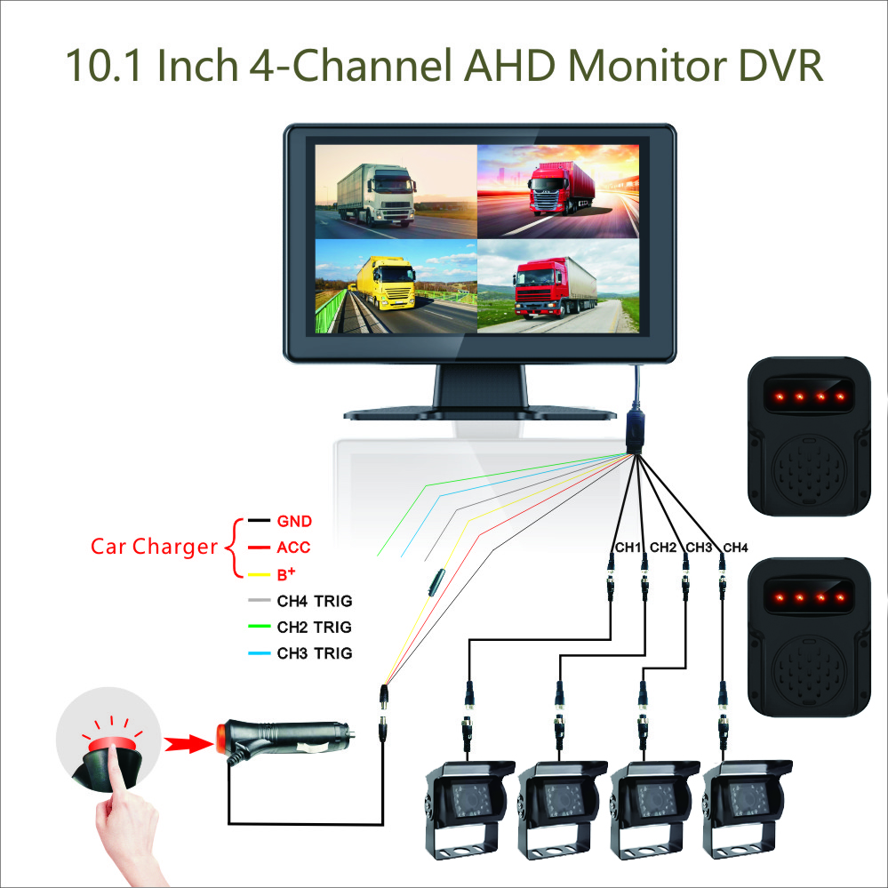 10.1 inch Universal Set add 2 Buzzer