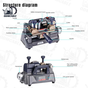 Xhorse Dolphin XP-008 XP008 Mini Mechanical Key Cutting Machine Manual <strong>Cutter</strong> Designed for Bit/pump Safe Deposit Box Keys - Product Image 5