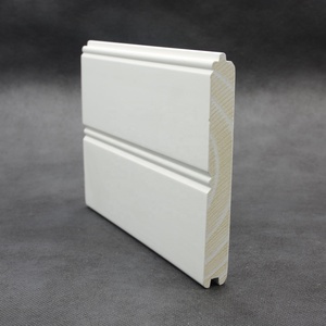 Kích thước tùy chỉnh mouldings trang trí nội thất màu trắng Mồi Gỗ TRIM MDF ván chân tường đúc - Product Image 3
