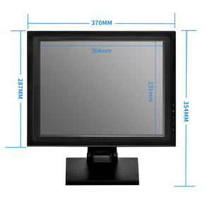 Monitor de escritorio IPS de 19 pulgadas ODM/OEM con soporte de VAG para pantalla táctil de entrada VGA para juegos o reemplazo nuevo o uso - Product Image 5