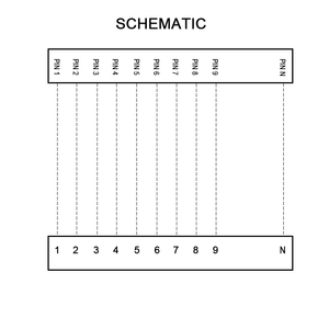 IDC14 DIN modulo di interfaccia montato su rotaia, scheda Breakout, morsettiera modulo Spliter IDC14 - Product Image 6