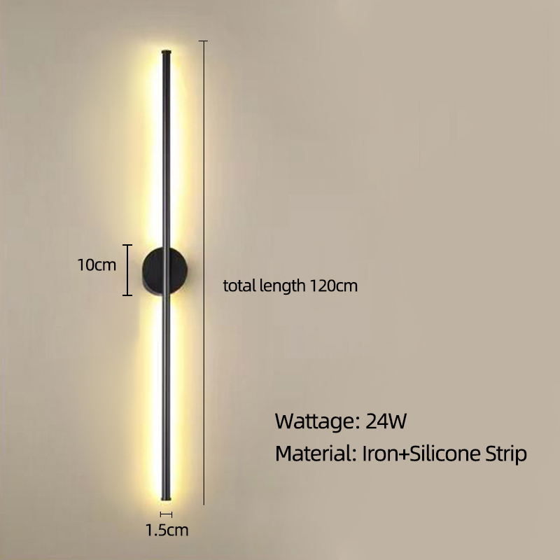Type B - Black 120cm