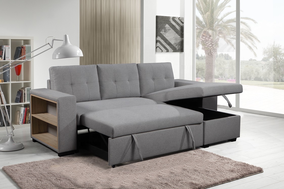 Wholesale price sectional sofa couch living room sofa furniture with multifunction bed furniture