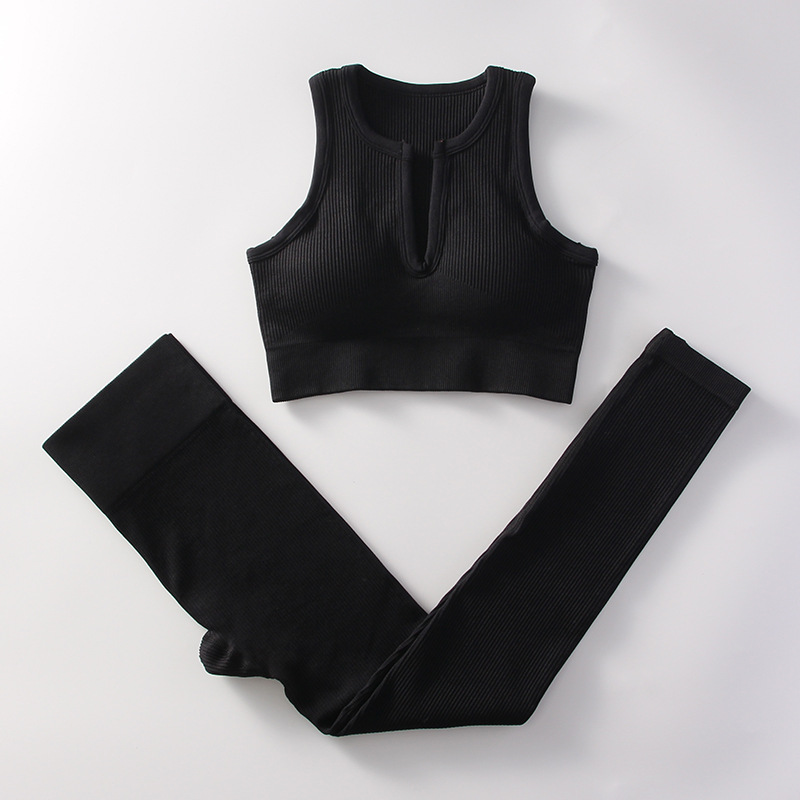 Black V Bra Trousers