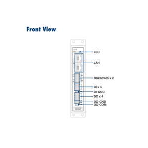 Advantech ECU-1251D il Gateway DI comunicazione intelligente abilitato nel Cloud con DI/DO per l'applicazione IIOT - Product Image 5
