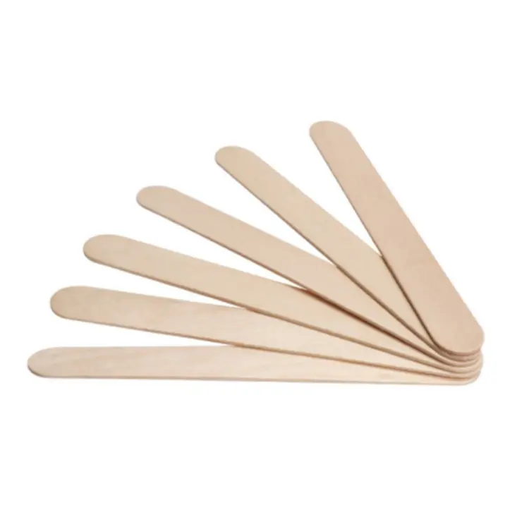 Ontharingscrème Houten Applicator Spatels Wegwerp 15Cm Waxen Spatels Houten Stok