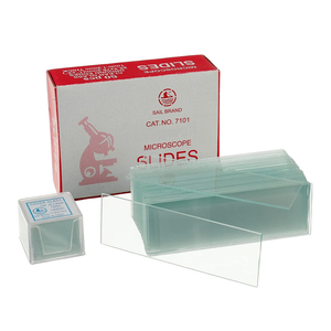 4Lab Laboratorio Consumibles Vidrio Esmerilado Microscopio Portaobjetos de vidrio - Product Image 3