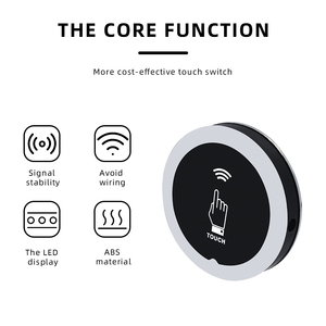 2.4G kablosuz kapı çıkış Push Button yayın anahtarı açacağı NO/COM/NC erişim kontrolü için sürme kapı giriş açık dokunmatik - Product Image 5