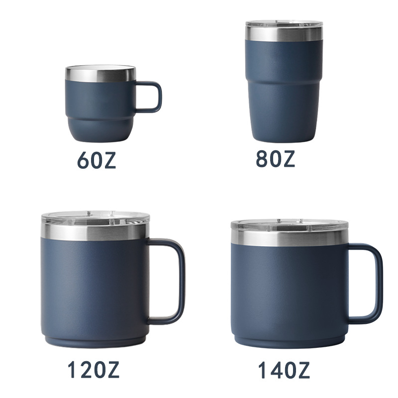 Tasse lumineuse en acier inoxydable