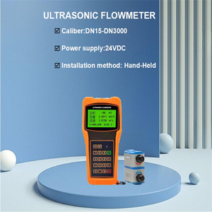High Quality Handheld Ultrasonic <strong>Flowmeter</strong> <strong>Pulse</strong>/4-20mA Water Flow Transmitter Customizable OEM for Gas Liquid Measurement Made - Product Image 3