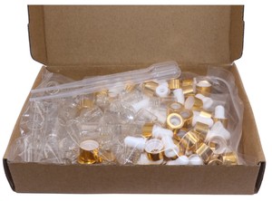 1毫升2毫升5毫升样品容器液体瓶可填充小型迷你玻璃滴管瓶，化妆品精油小瓶 - Product Image 2