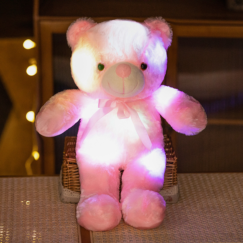 Oso de cinta rosa