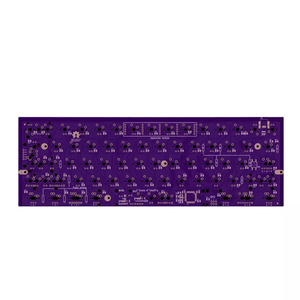60% คีย์แลกเปลี่ยนความร้อนไม่มีการบัดกรีด้วยแสง Iso กล Solderless Qmk ผ่านทางแป้นพิมพ์เครื่องกล Pcb พร้อม Rgb - Product Image 3