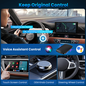 Interfaccia CarPlay Wireless 2GB + 16GB TV Box Androidauto AI Box Android Car Play Smart Streaming Box adattatore per Youtube Netflix