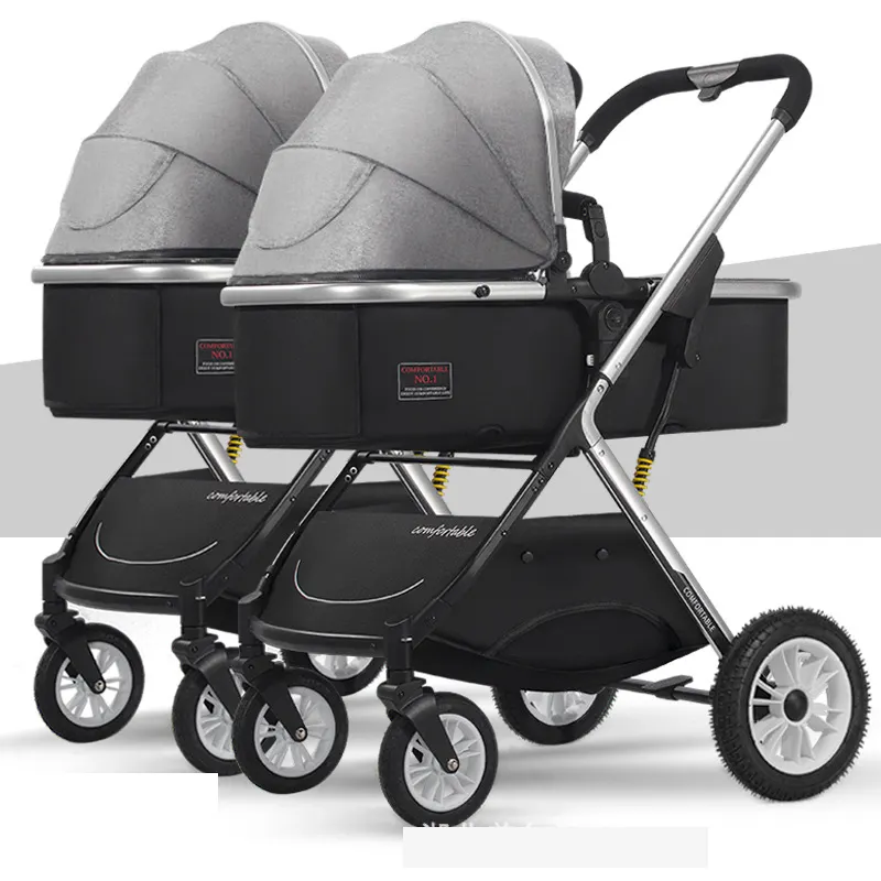 Hebeier Fabrikanten Leveren Alle Soorten Babyproducten Nieuw Model Easy Reis Kinderwagen Voor Tweelingen De Nieuwe Luxe Kinderwagen