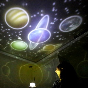 Free Shipping Starry Sky Night Light Planet Magic Projector Earth Universe LED <strong>Lamp</strong> Colorful Rotate Flashing Star for Kids Baby - Product Image 3