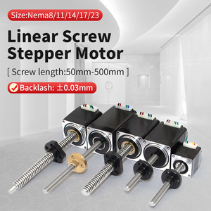 Umot NEMA 8 11 14 17 23 haydon dẫn trục vít Thiết bị truyền động tuyến tính động cơ bước với dẫn Vít ren Rod Max.Thrust 980n - Product Image 2