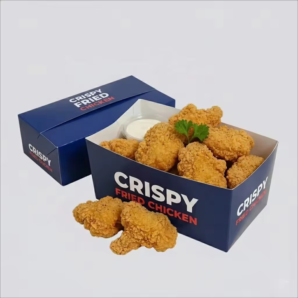 caja personalizada para pollo frito