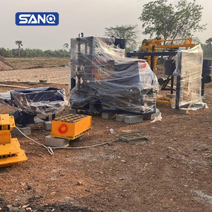 Китайская новая машина для производства цельных цементных блоков, Автоматическая производственная линия, Qt4-15 машина для производства Цементных пустотелых кирпичных блоков - Product Image 5