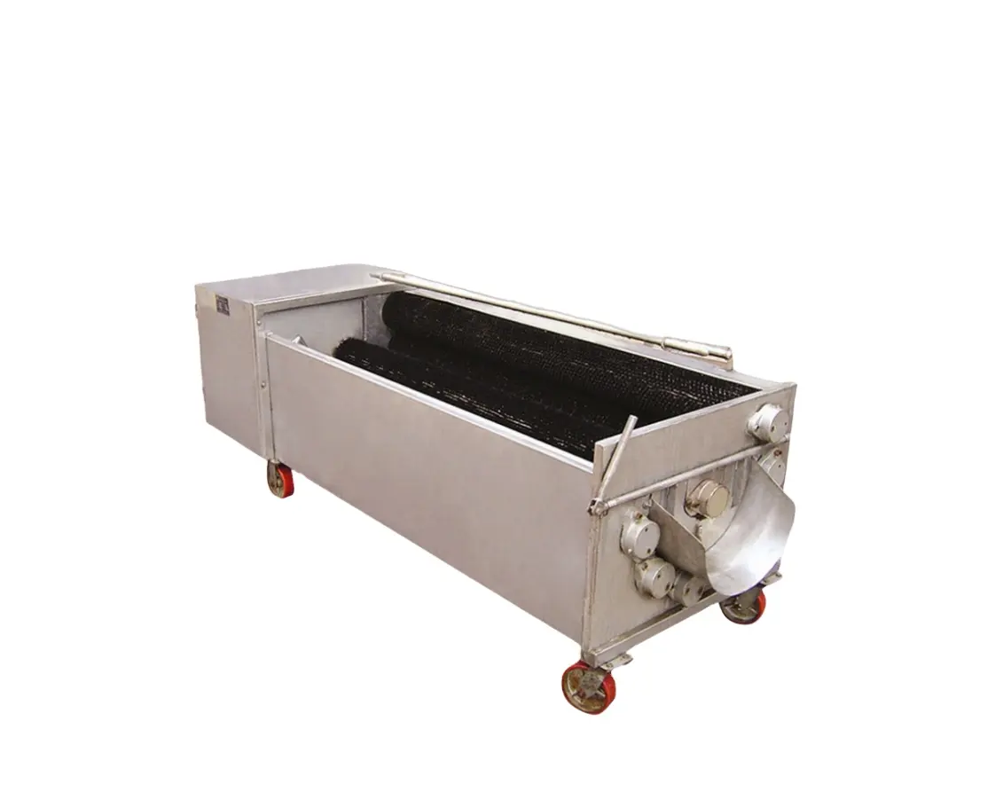 Shellfish Carrot Potato Pumpkin Washing and Peeling Machine With Roller Brushing Washing for Hot Sale With Great Performance