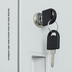 आधुनिक डिजाइन भूरे रंग फ़ाइल कैबिनेट 4 और 6 दराज के साथ रसोई स्कूल कार्यशाला जिम सुपरमार्केट उपयोग के लिए - Product Image 4