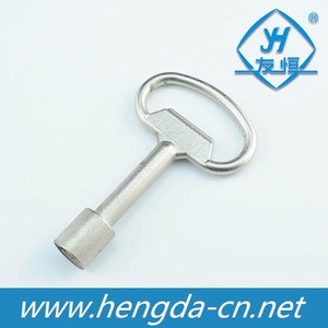 YH1106 endüstriyel dolap kilitli alet dolabı anahtar güvenli kilit silindir üçgen anahtar - Product Image 6