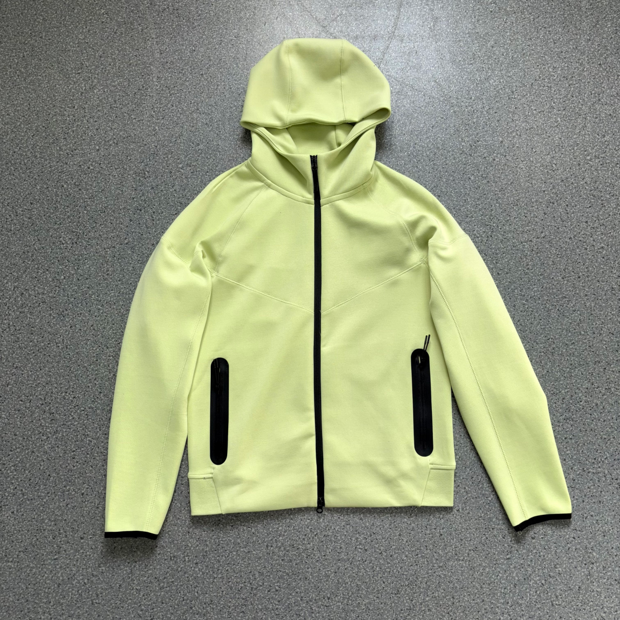 Green hoodie
