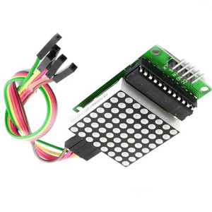 MAX7219 8x8 LED-Matrix modul Steuer modul Für 5V Schnitts telle modul 8x8 Ausgangs eingang Gemeinsame Kathode - Product Image 1