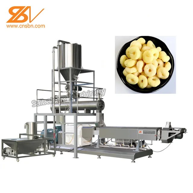 Línea automática de producción de aperitivos de maíz