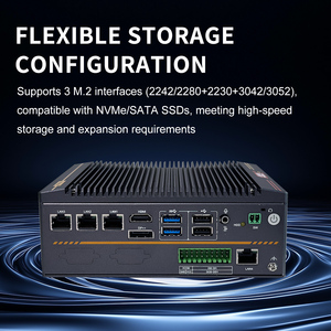 Industrial <strong>Embedded</strong> Fanless Pc Box Pc Intel 5 Mini Pc All in One <strong>Computer</strong> - Product Image 3