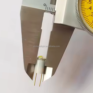 <strong>LED</strong> Miniature Bulb 6V 12V 14V 28V Bi-Pin Base Wire Termina <strong>Led</strong> Lamp for Control Panels Switches and Transportation - Product Image 4