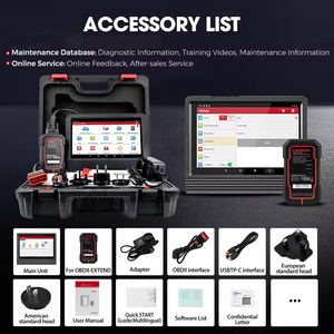 LAUNCH 2025 Version X431 PRO V5.0 8 "12V Obd2-Scanner ECU-Programmier werkzeuge Kfz-Diagnose maschine mit DBScar7 BT-Kopf