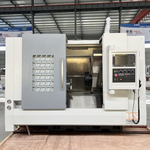 <strong>C</strong> <strong>Axis</strong> Live Tooling Horizontal <strong>CNC</strong> <strong>Lathe</strong> <strong>Machine</strong> Metal Fanuc Control <strong>with</strong> Collet Chuck and PLC Core Components - Product Image 5