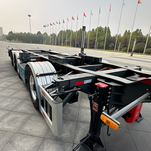 4-axis 20 Foot 40 Foot <strong>Container</strong> <strong>Loading</strong> <strong>and</strong> <strong>Unloading</strong> Skeleton Chassis Trailer for Docks <strong>and</strong> Ports - Product Image 6