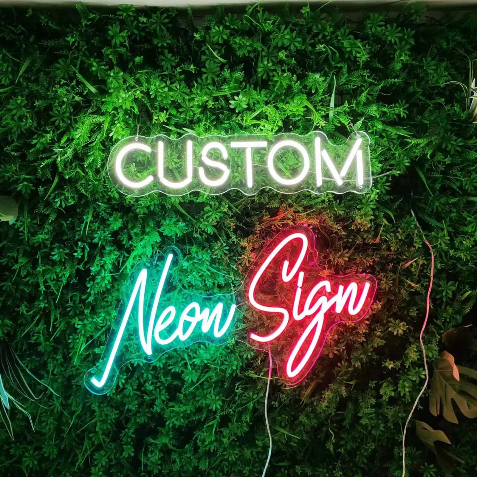 Consegna rapida luce led personalizzata insegna al neon logo dropshipping festa di compleanno casa matrimonio insegna al neon