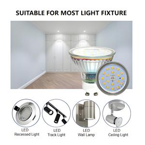 中国工厂价格Led吸顶灯玻璃Gu10 Led灯泡Cob贴片式家庭酒店led灯聚光灯 - Product Image 3