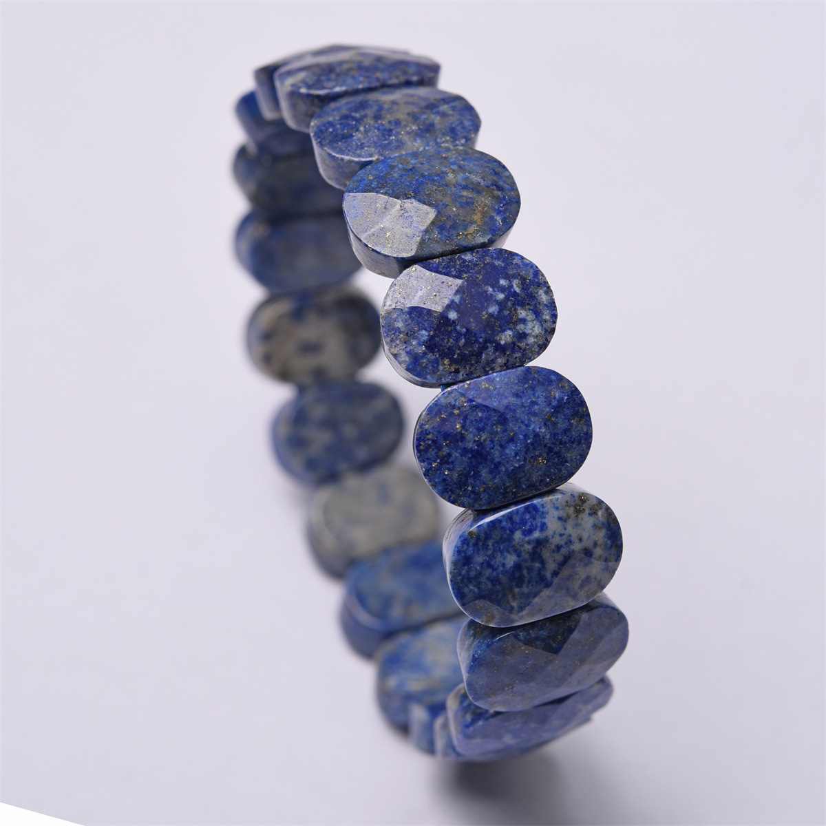 Lapis lazuli faceted