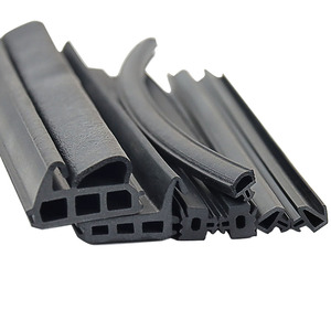 Customized Profile Waterproof, Fireproof and Sound Insulation Extruded Silicone Rubber <strong>EPDM</strong> PVC Door and Window Sealing Strip - Product Image 2