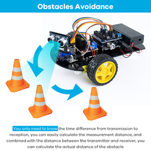 LAFVIN Smart Robot Car Kit für Arduino 2WD Robot Kit STEM/Grafik roboter Car Stater Kit mit Tutorial