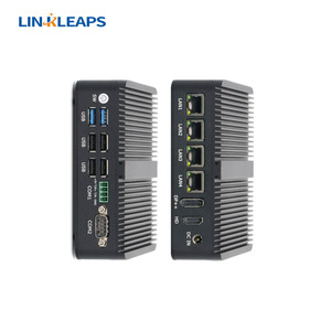 Linkleaps 4 2,5 GbE LAN Pfsense Firewall Router Industrie-PC Mini-PC Eingebetteter Computer N100 J6426 RS485 RS232 COM 6 USB Stock - Product Image 4