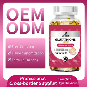 Solilan OEM suplemen pemutih kulit aktif alami kapsul Softgel <span class=keywords><strong>Glutathione</strong></span> dengan Vitamin C & D3 untuk dewasa & bayi baru lahir - Product Image 6