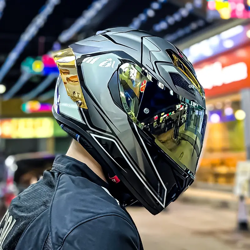 Popular Design Prices Sale Ls2 Led Lights Full Face Motorcycle Helmet With Camera